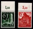 Deutsches Reich Deutsches Reich 714-715 postfrisch vom Oberrand MiNr. 714-715 postfrisch vom Oberrand -