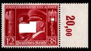 Deutsches Reich Deutsches Reich 763 postfrisch vom Oberrand, gefaltet MiNr. 763 postfrisch vom Oberrand, gefaltet -