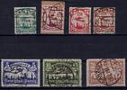 Danzig Danzig 112-118 gestempelt Attest Gruber BPP MiNr. 112-118 gestempelt Attest Gruber BPP -