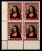 BRD Bund BRD Bund 148 postfrisch als 4er Block vom Eckrand MiNr. 148 postfrisch als 4er Block vom Eckrand -