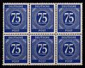 Gemeinschaftsausgaben Gemeinschaftsausgaben 934 c postfrisch 6er Block, Farbprüfung Arge MiNr. 934 c postfrisch 6er Block, Farbprüfung Arge -