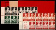 Deutsches Reich Deutsches Reich HBl. 101-102 postfrisch mit Karton ohne Klammer MiNr. HBl. 101-102 postfrisch mit Karton ohne Klammer -