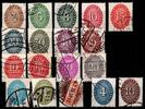 Deutsches Reich Dienstmarken Deutsches Reich Dienstmarken 114-131 gestempelt MiNr. 114-131 gestempelt -