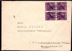 Berlin 2 auf Brief im 4er Block -