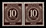 Alliierte Besetzung Alliierte Besetzung 918 c postfrisch Paar, Farbgeprüft Arge MiNr. 918 c postfrisch Paar, Farbgeprüft Arge -