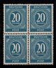 Alliierte Besetzung Alliierte Besetzung 924 d postfrisch 4er Block, Befund Arge MiNr. 924 d postfrisch 4er Block, Befund Arge -