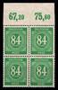 Alliierte Besetzung Alliierte Besetzung 936 b P OR ndgz postfrisch 4er Block, geprüft Arge MiNr. 936 b P OR ndgz postfrisch 4er Block, geprüft Arge -
