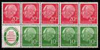 BRD Bund BRD Bund HBl. 3 postfrisch ohne Randleiste MiNr. HBl. 3 postfrisch ohne Randleiste -