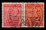 SBZ SBZ W Zd 16 gestempelt Zusammendruck MiNr. W Zd 16 gestempelt Zusammendruck -