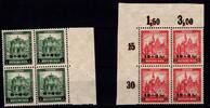   Deutsches Reich Deutsches Reich 463-464 postfrisch als 4er Block mit Falz im Rand MiNr. 463-464 postfrisch als 4er Block mit Falz im Rand 