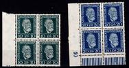   Deutsches Reich Deutsches Reich 368-369 postfrisch als 4er Block mit Haftstelle im Rand MiNr. 368-369 postfrisch als 4er Block mit Haftstelle i...