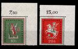 BRD Bund BRD Bund 286-287 postfrisch vom Eckrand MiNr. 286-287 postfrisch vom Eckrand -