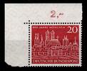 BRD Bund BRD Bund 289 postfrisch vom Eckrand MiNr. 289 postfrisch vom Eckrand -