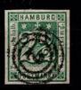 Hamburg Hamburg 9 gestempelt mit dänischem Stempel MiNr. 9 gestempelt mit dänischem Stempel -