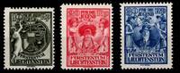 Liechtenstein Liechtenstein 116-118 mit Falz MiNr. 116-118 mit Falz -