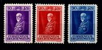 Liechtenstein Liechtenstein 122-124 mit Falz MiNr. 122-124 mit Falz -