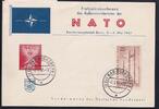Berlin 157 auf Ausstellungskarte Nato Konferenz -