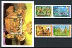 Grenada/ Grenadinen Grenada/ Grenadinen 485-488 + Block 62 postfrisch Pfadfinder MiNr. 485-488 + Block 62 postfrisch Pfadfinder -
