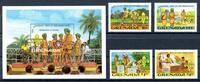 Grenada Grenada 1139-1142 + Block 103 postfrisch Pfadfinder MiNr. 1139-1142 + Block 103 postfrisch Pfadfinder -