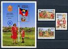 Barbuda Barbuda 1393-1395 + Block 190 postfrisch Pfadfinder MiNr. 1393-1395 + Block 190 postfrisch Pfadfinder -