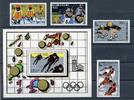 Obervolta Obervolta 787-790 + Block 54 postfrisch Olympiade 1980 MiNr. 787-790 + Block 54 postfrisch Olympiade 1980 -