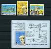 Senegal Senegal 1061-1063 + Block 49 postfrisch Flugzeuge MiNr. 1061-1063 + Block 49 postfrisch Flugzeuge -