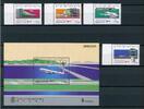 Macau Macau 827-830 + Block 32 postfrisch Flughafen MiNr. 827-830 + Block 32 postfrisch Flughafen -