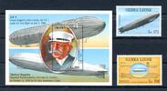 Sierra Leone Sierra Leone 1958-1959 + Block 214 postfrisch Zeppelin MiNr. 1958-1959 + Block 214 postfrisch Zeppelin -