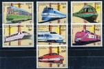 Kambodscha Kambodscha 1007-1013 postfrisch Eisenbahn MiNr. 1007-1013 postfrisch Eisenbahn -