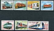 Guinea Bissau Guinea Bissau 1033-1039 postfrisch Eisenbahn MiNr. 1033-1039 postfrisch Eisenbahn -