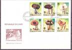 Guinea Guinea 1019-1024 B Pilze Ersttagesbrief/FDC MiNr. 1019-1024 B Pilze Ersttagesbrief/FDC -