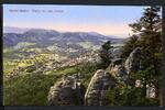 AK Baden-Baden Partie mit den Felsen 1914 gebraucht -