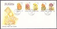 St. Kitts St. Kitts 213-217 Pilze Ersttagesbrief/FDC MiNr. 213-217 Pilze Ersttagesbrief/FDC -