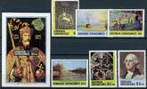 Grenada/Grenadinen Grenada/Grenadinen 430-435 + Bl 53 postfrisch Kunst MiNr. 430-435 + Bl 53 postfrisch Kunst -