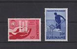 Suriname Suriname 431-432 postfrisch Kampf gegen Hunger MiNr. 431-432 postfrisch Kampf gegen Hunger -