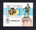 Kambodscha Kambodscha Block 184 mit 1244 postfrisch Briefmarkenausstellung MiNr. Block 184 mit 1244 postfrisch Briefmarkenausstellung -