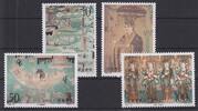 China Volksrepublik China Volksrepublik 2741-2744 postfrisch Wandmalereien, MNH MiNr. 2741-2744 postfrisch Wandmalereien, MNH -