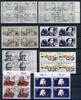 Bund Lot 4er Blöcke 80er Jahre zentr. Bund Lot 4er Blöcke 80er Jahre zentr. gestempelt gestempelt -