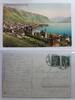 AK Montreux et la Dent du Midi 1912 gebraucht -