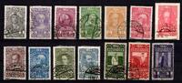 Österreich Österreich 161-174 gestempelt Kurzsatz MiNr. 161-174 gestempelt Kurzsatz -