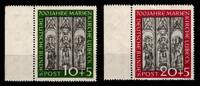 BRD Bund  BRD Bund 139-140 postfrisch vom Seitenrand, leicht vorgefaltet... 45,00 EUR  Excl. 1,50 EUR Verzending