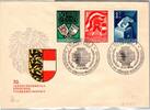   &Ouml;sterreich 952-954 als Ersttagsbrief  40,00 EUR  Excl. 1,50 EUR Verzending