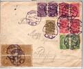   &Ouml;sterreich 262, 278 im 4er Block u.a. auf Brief  6,00 EUR  Excl. 1,50 EUR Verzending