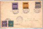   &Ouml;sterreich 225-227 u.a. auf Brief mit Flugpost  16,00 EUR  Excl. 1,50 EUR Verzending