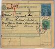   &Ouml;sterreich 208, 222 auf Paketkarte  10,00 EUR  Excl. 1,50 EUR Verzending