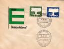   BRD Bund 268-269 als Ersttagsbrief CEPT 1957  5,00 EUR  Excl. 1,50 EUR Verzending
