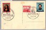   BRD Bund 148, 152, 155 auf Ausstellungskarte Industrieausstellung Berlin  8,00 EUR  Excl. 1,50 EUR Verzending
