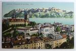 AK Lausanne l`Université et les Alpes ungebraucht -