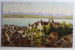 AK Neuenburg Le Chateau et les Alpes ungebraucht -