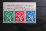 Berlin Berlin Bl W 2 PF II mit 68I, 69 und 70I postfrisch mit Blockrand MiNr. Bl W 2 PF II mit 68I, 69 und 70I postfrisch mit Blockrand -